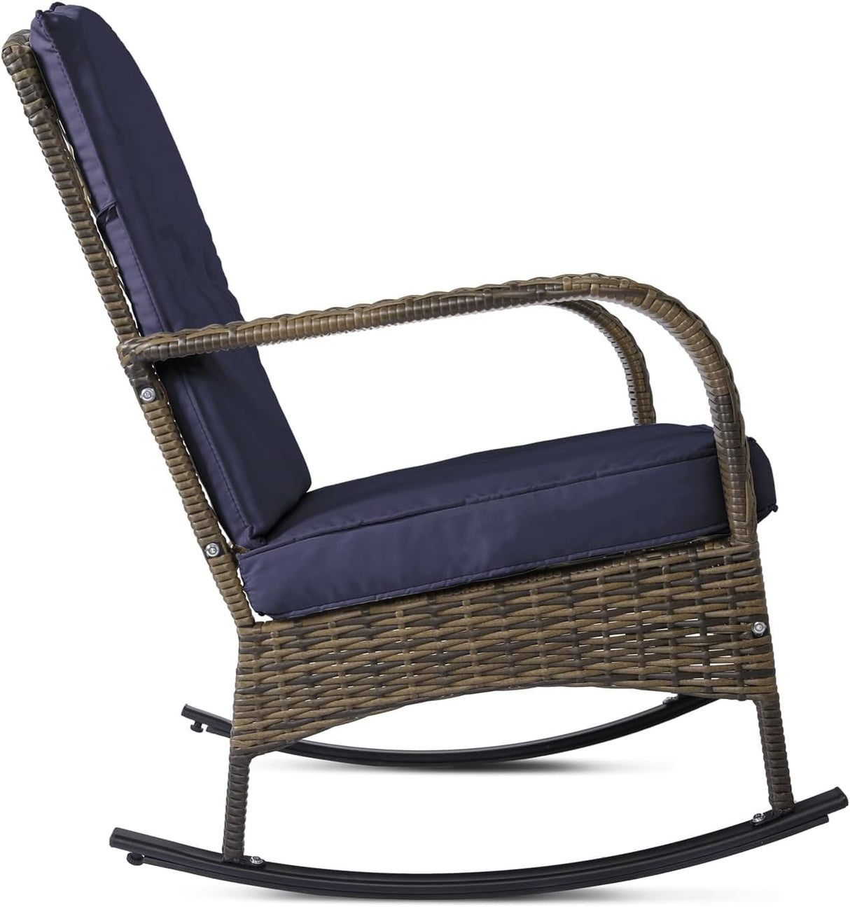 3-Piece Patio Furniture Set,Outdoor Rocking Chairs Set of 2, Patio Conversation Set