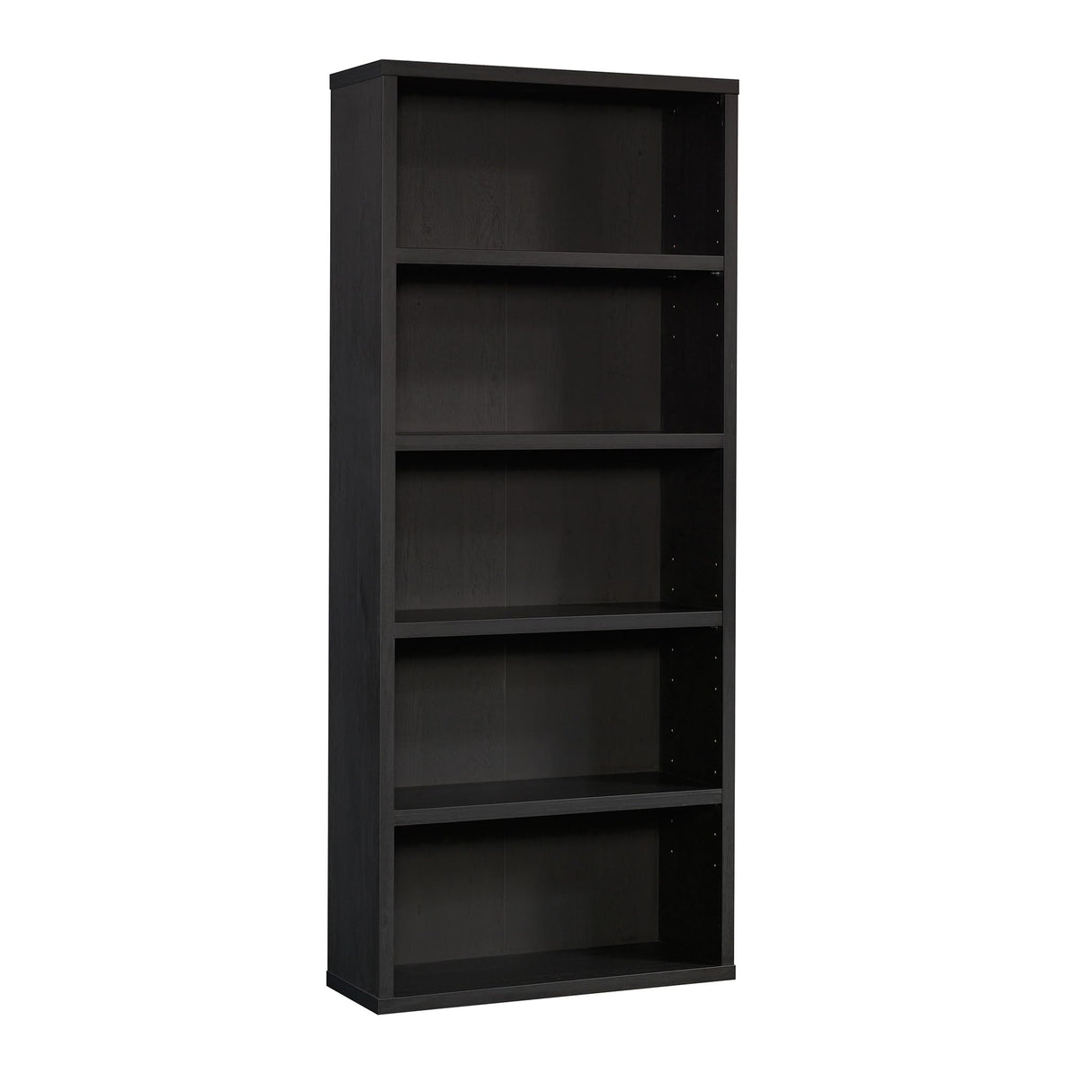 Miscellaneous Storage 5-Shelf Display Bookcase, Raven Oak Finish
