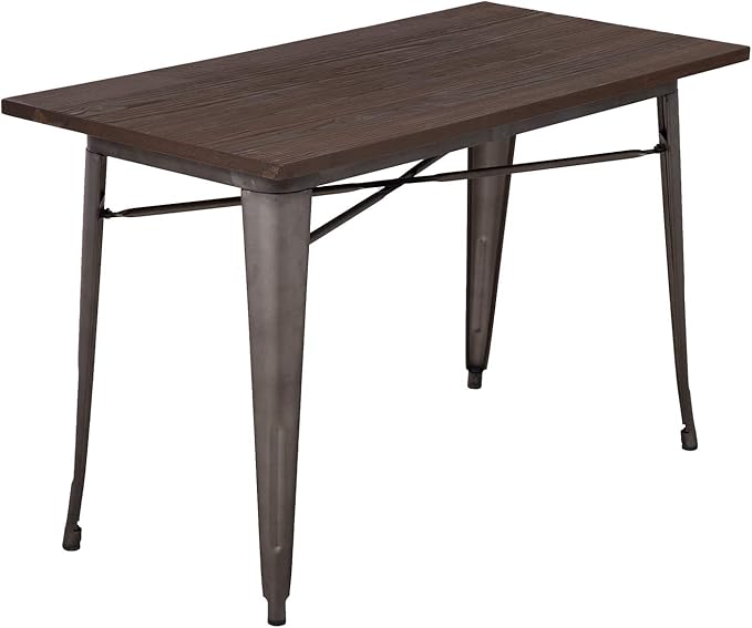 Heavy Duty Outdoor Dining Table Metal Kitchen Table Metal Table 31 x 31 Inches Bar