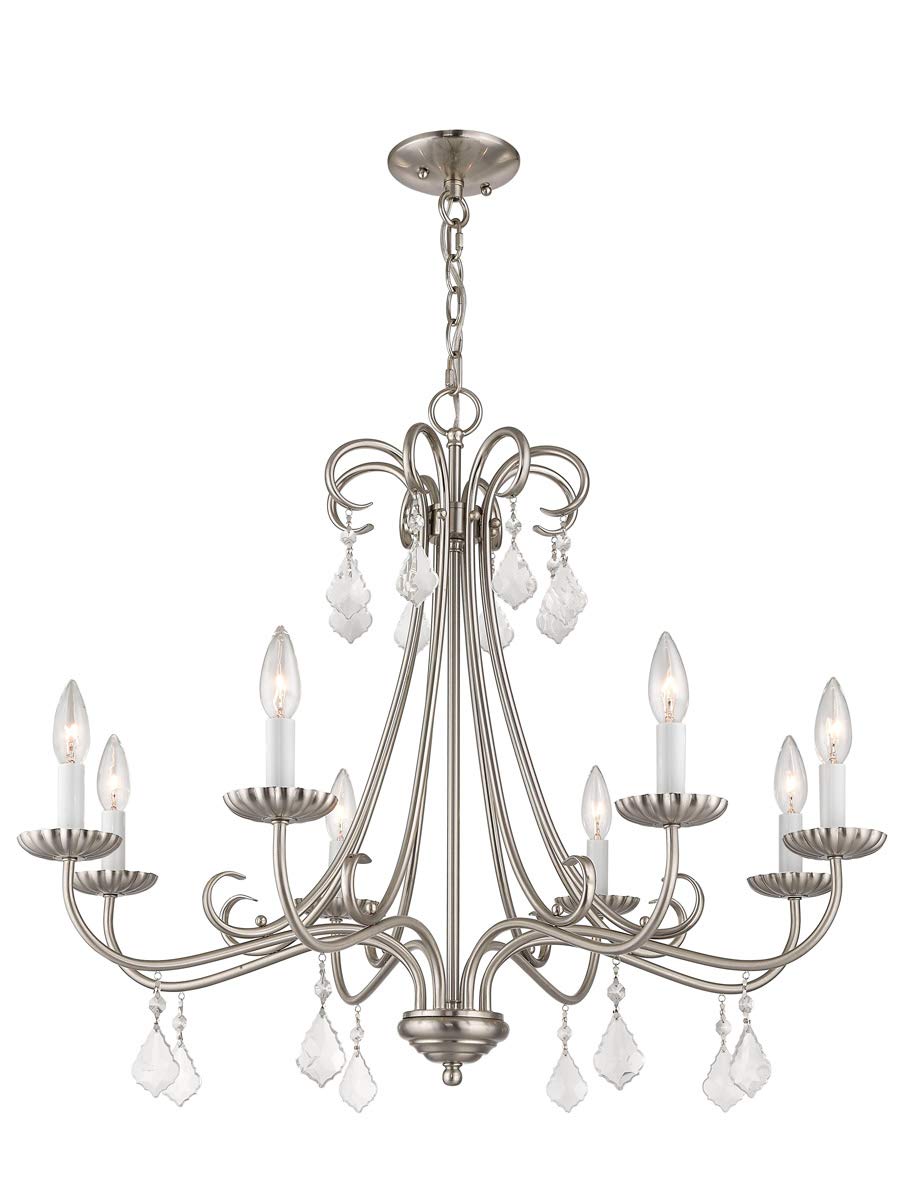 Lighting 40878-91 Chandelier, Brushed Nickel