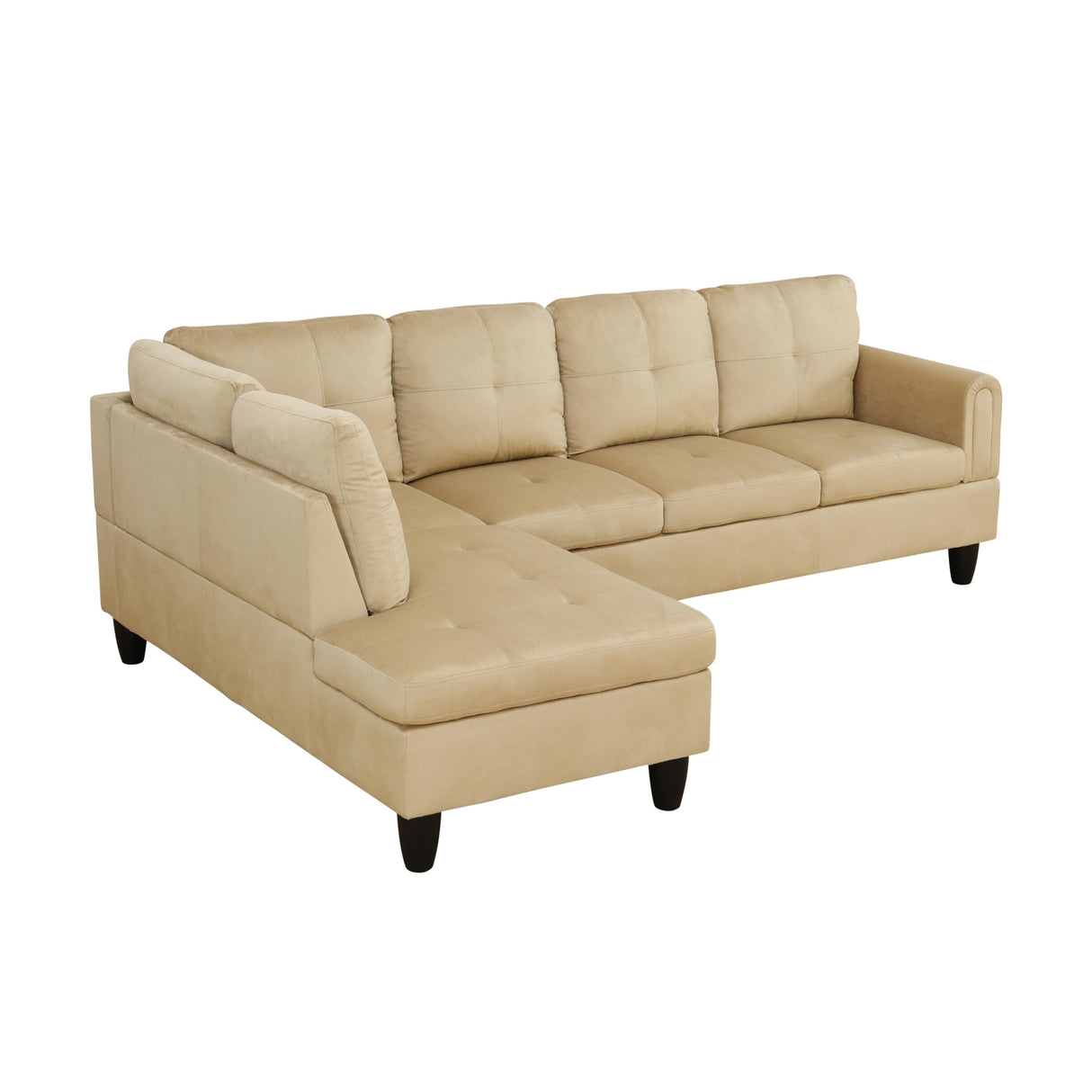 Sofas & Couches, Left Chaise, Beige-Flannel