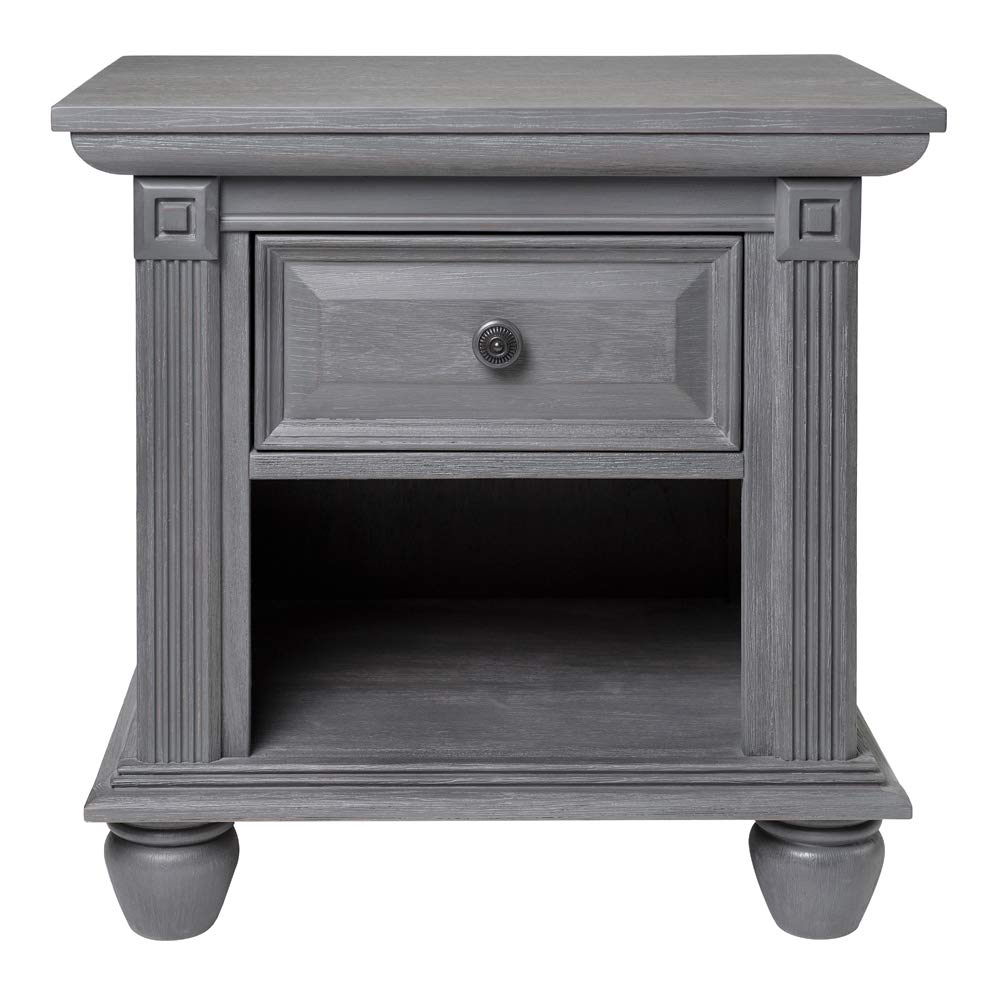London Lane Nightstand, Arctic Gray