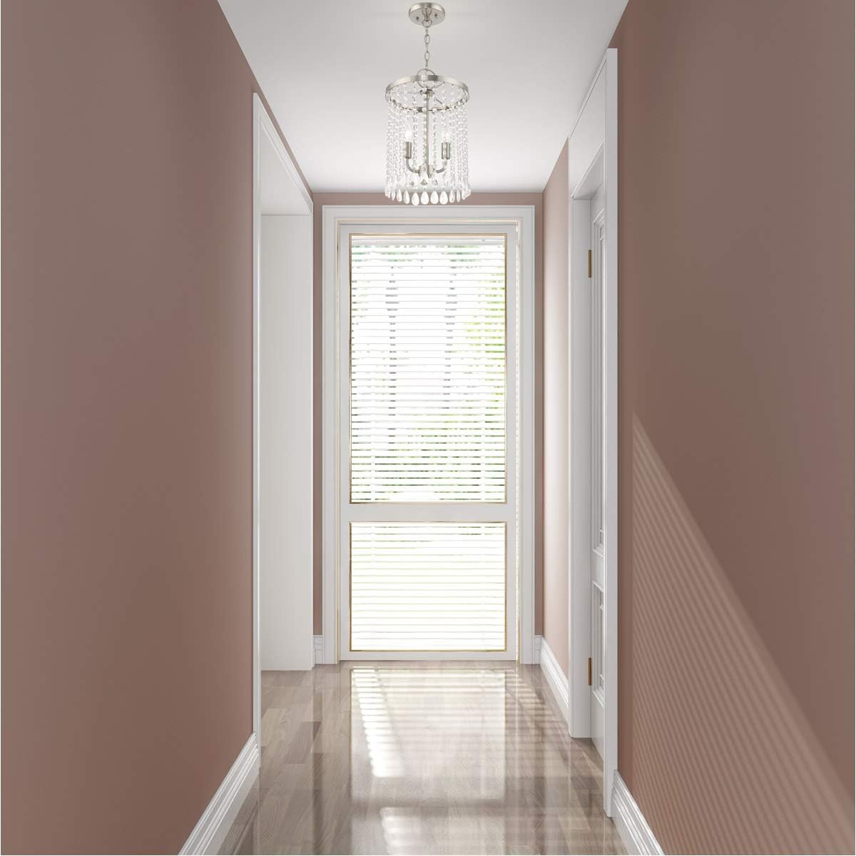 Lighting 1063-91 Neptune 3-Light Bath Light, Brushed Nickel