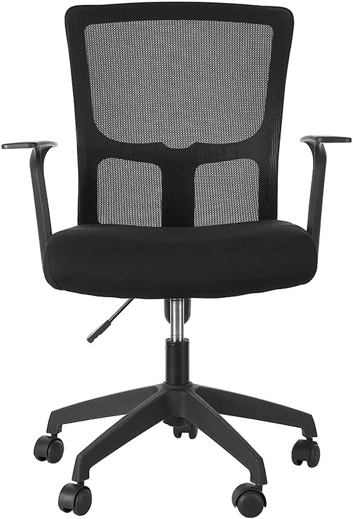 Office Chair Ergonomic Backrest Staff Chair Silent Wheel Conference Chair 360° Rotation Executive Desk Chair Task Chair (Color : Nylon feet)