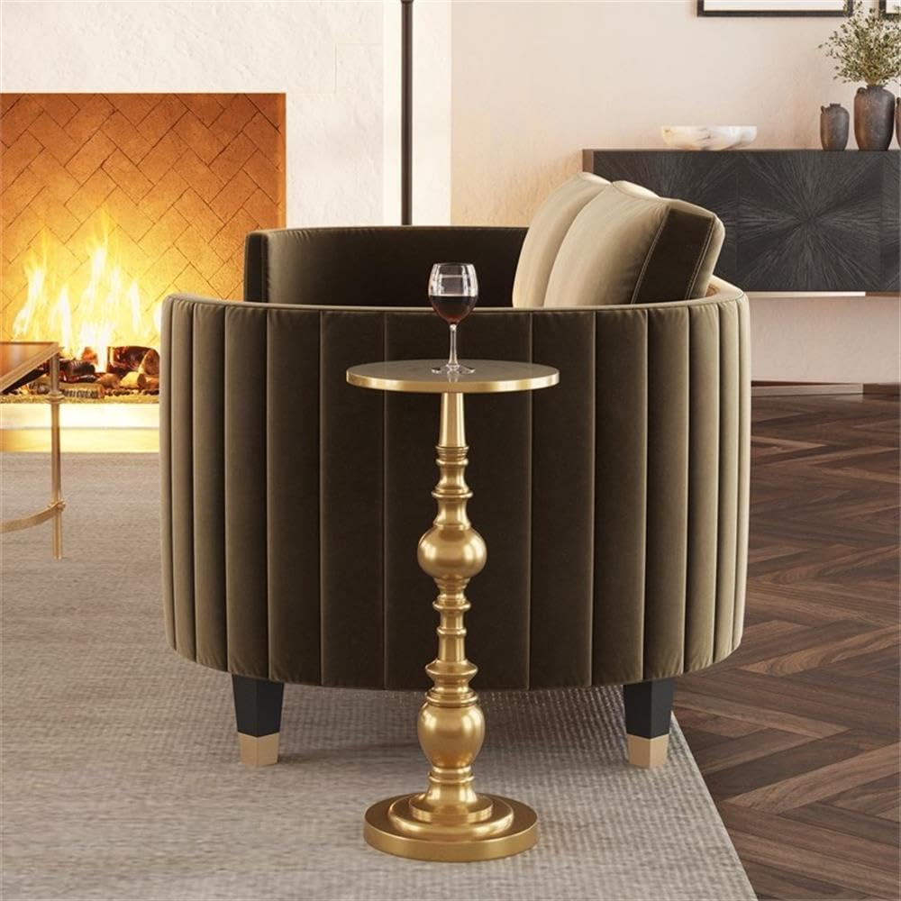Darien Antique Gold End Table