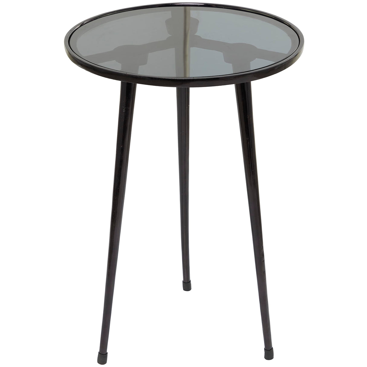 Round Side Table, Small Drink Table for Small Spaces, Modern Accent End Table