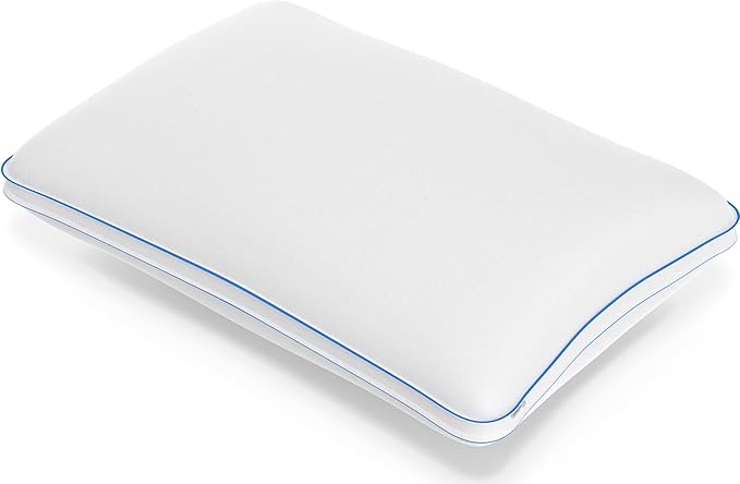 Firm Pillow Hybrid Memory Foam Pillow with Microfiber Standard Size Neck Pillow