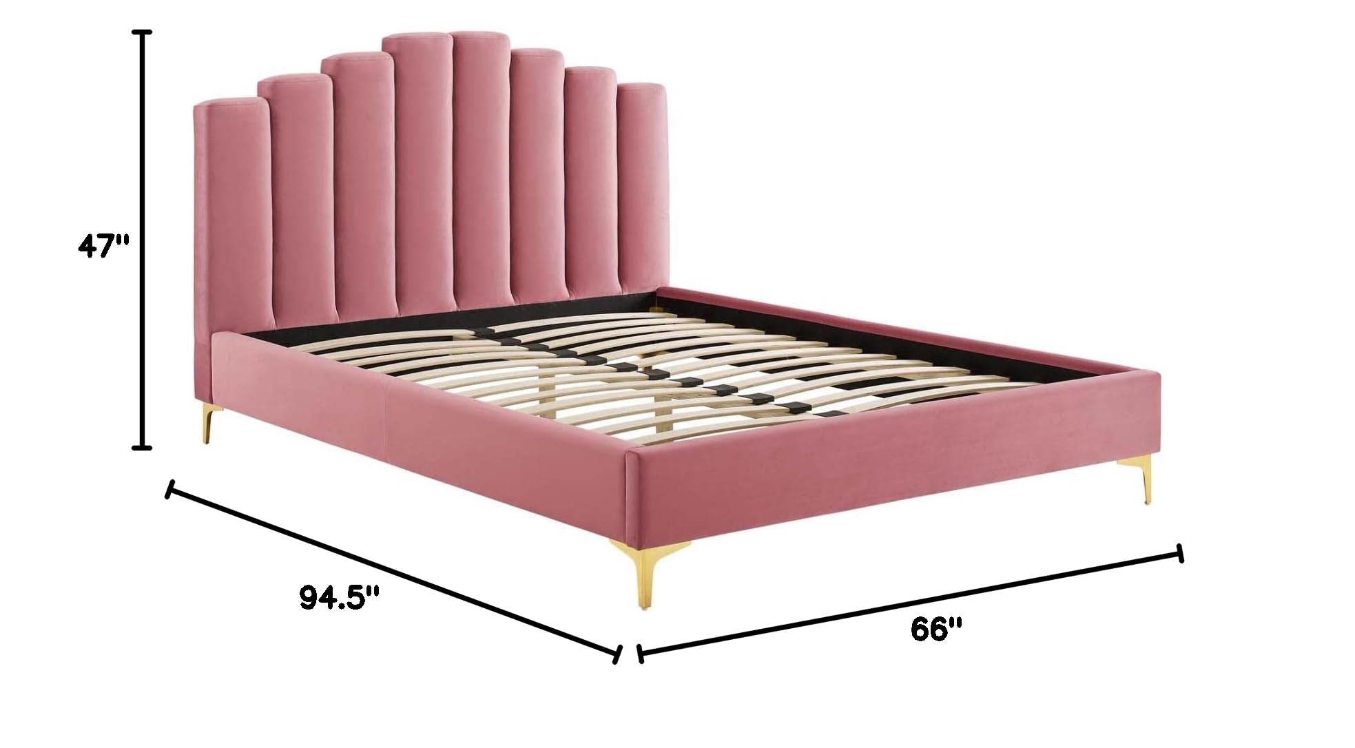 Modway Olivia Platform, Dusty Rose