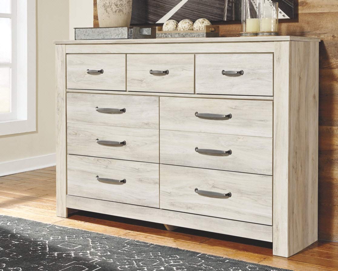 Bellaby Farmhouse 7 Drawer Dresser, Whitewash