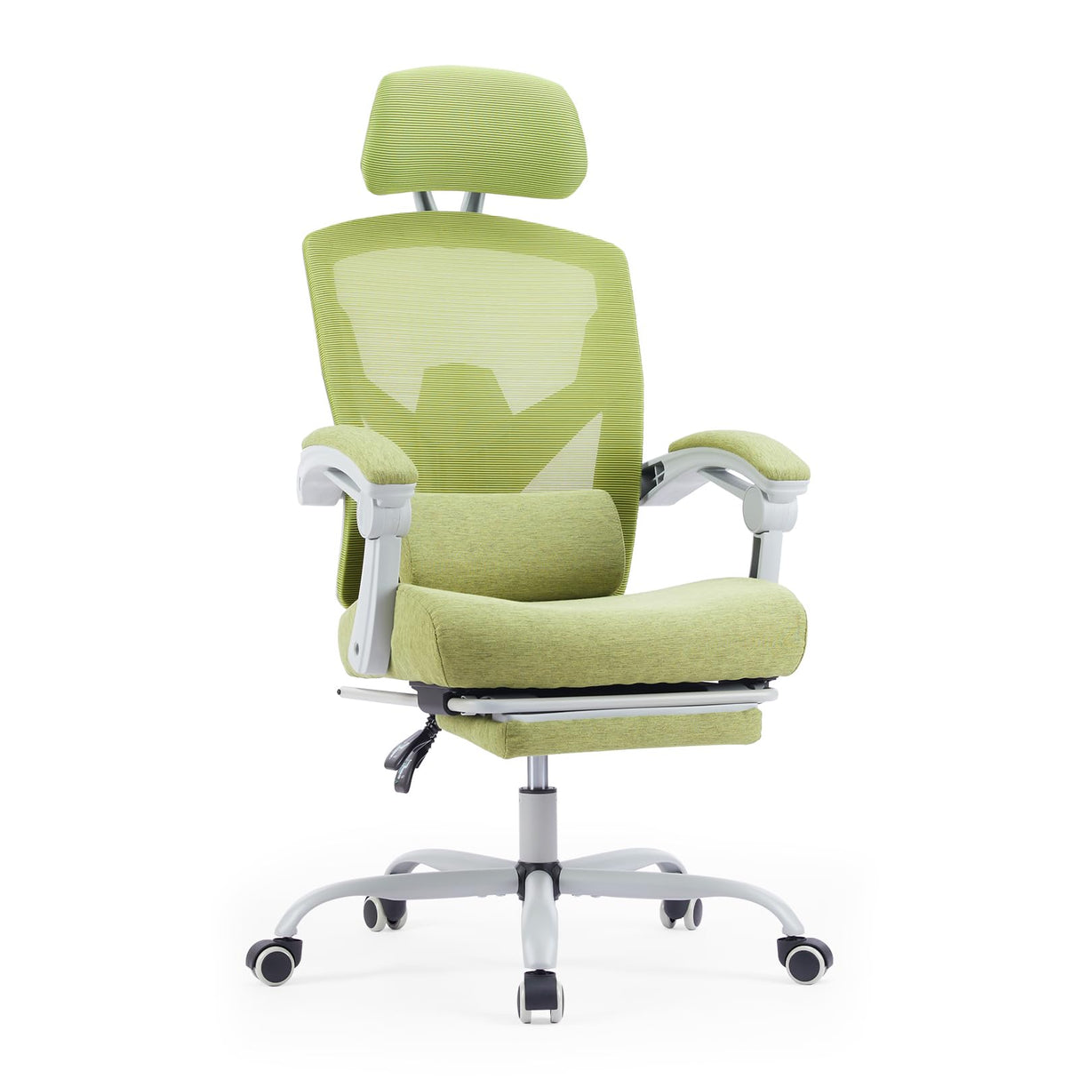 Ergonomic Office Chair with Footrest - High Back Mesh Desk Chair