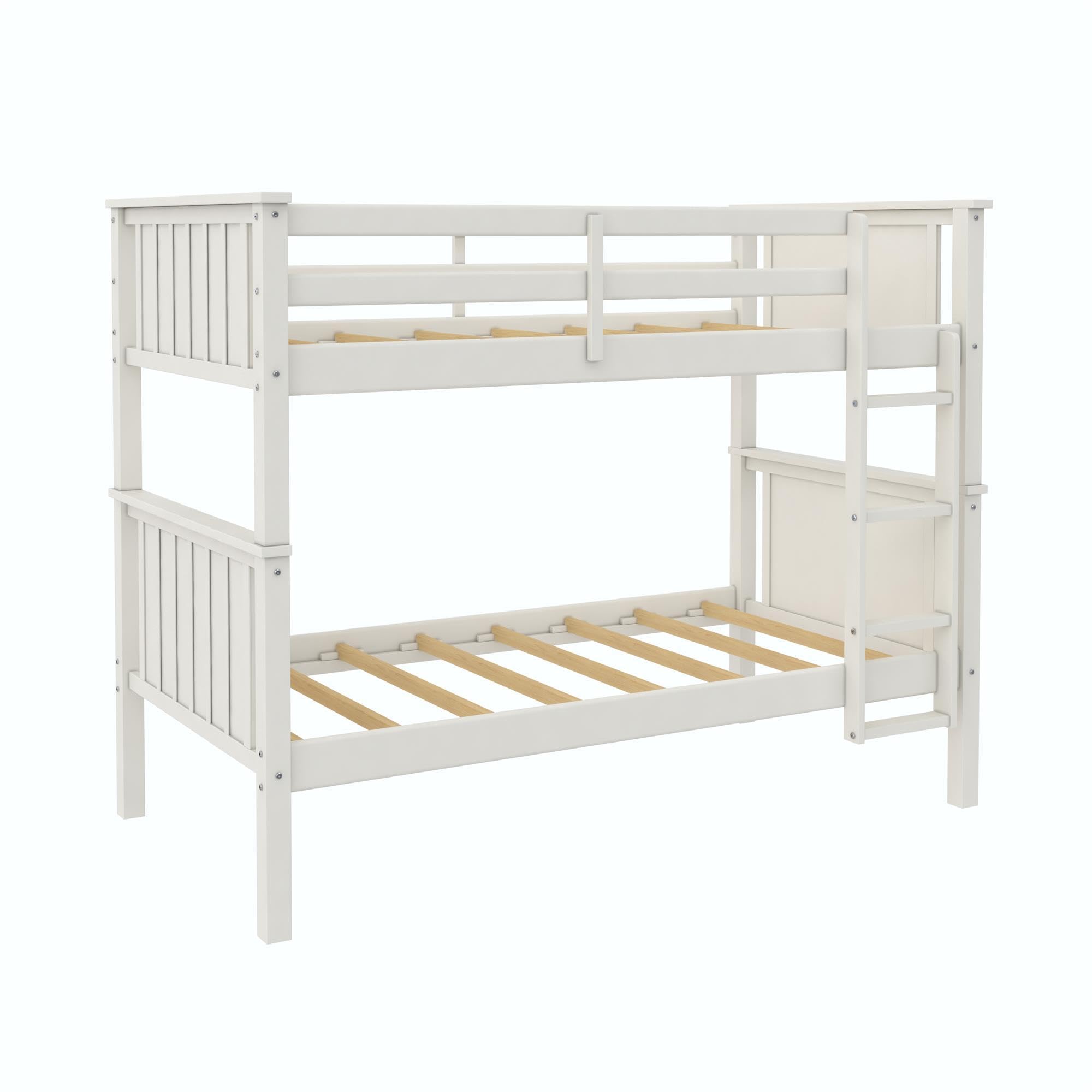 Bailen Convertible Solid Wood Bunk Bed, Stackable