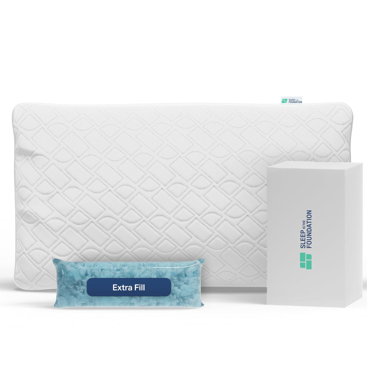 Shredded Memory Foam Pillow for Sleeping - Adjustable & Cooling Pillow for Side Sleepers and All Sleeping Positions