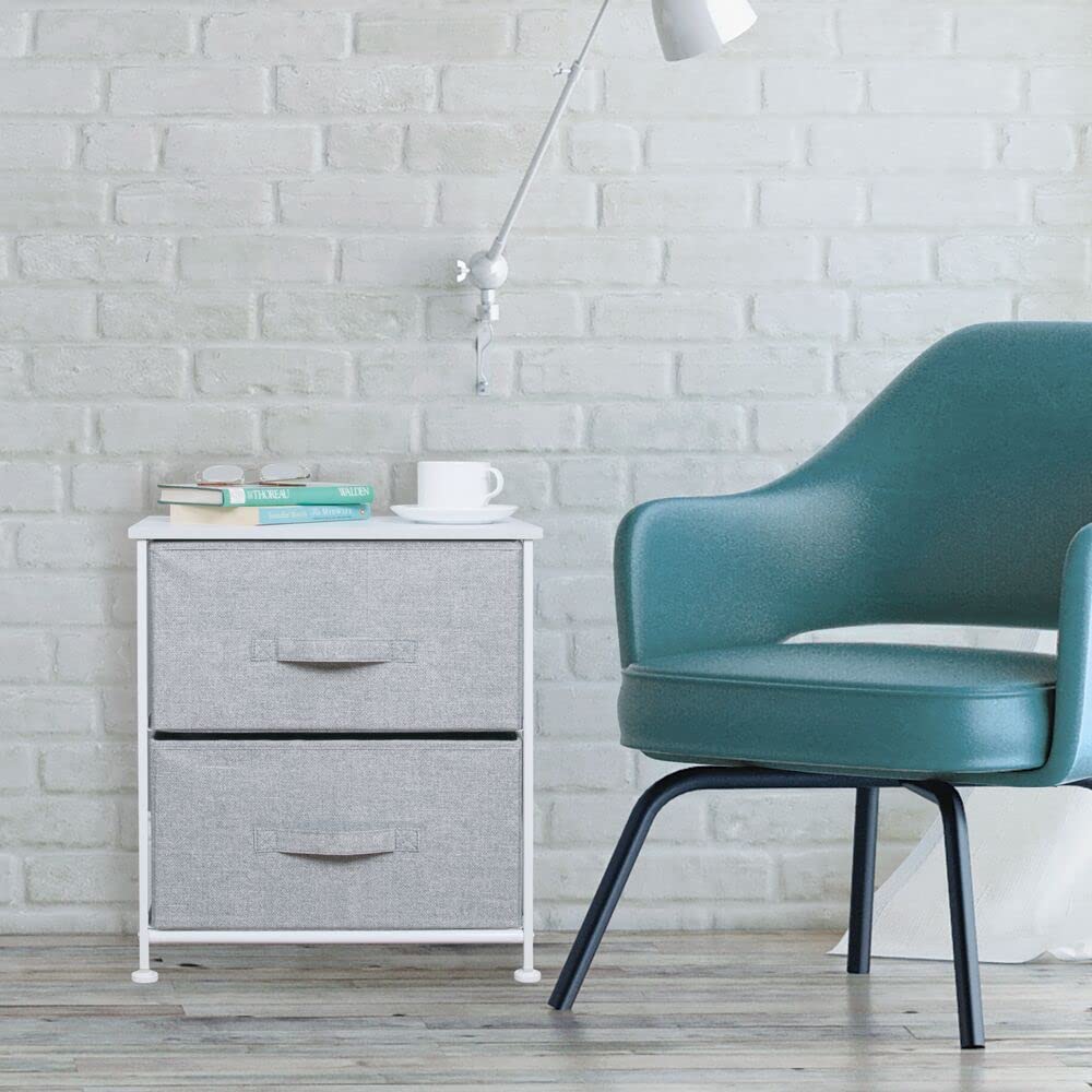 Small Storage Dresser End/Side Table Night Stand