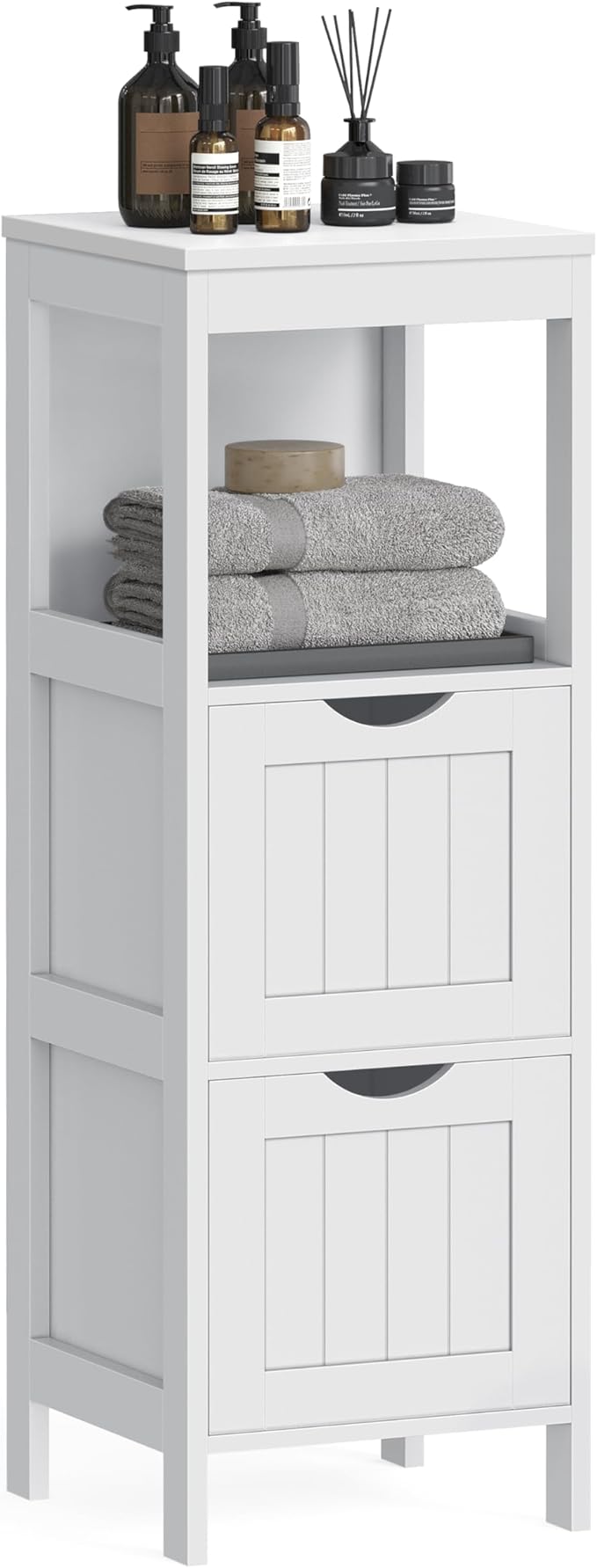 Bathroom Floor Cabinet, Bathroom Storage Organizer Rack Stand