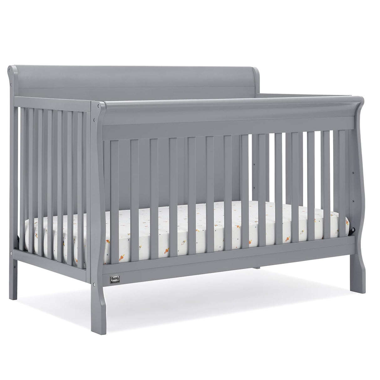 Carter 6-in-1 Convertible Crib - Greenguard Gold Certified, Grey