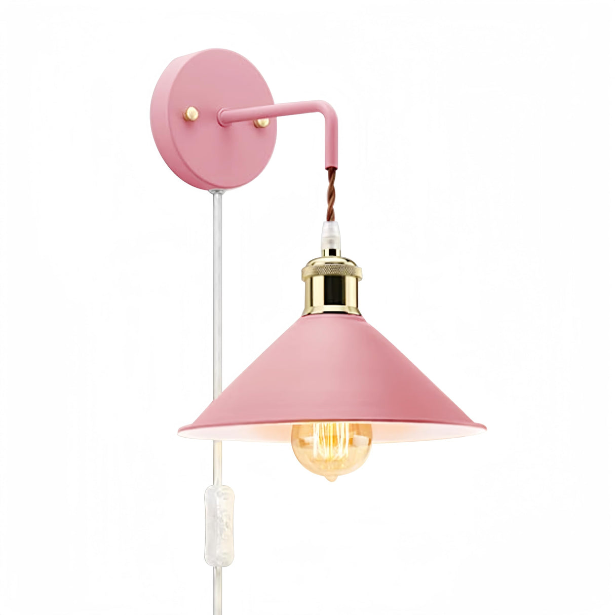 Transform Your Space with The Exquisite Plug-in Wall Sconce Lamp Set - Perfect