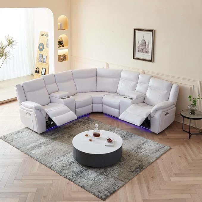 L-Shape Reversible Modular Sectional Sofa Couch