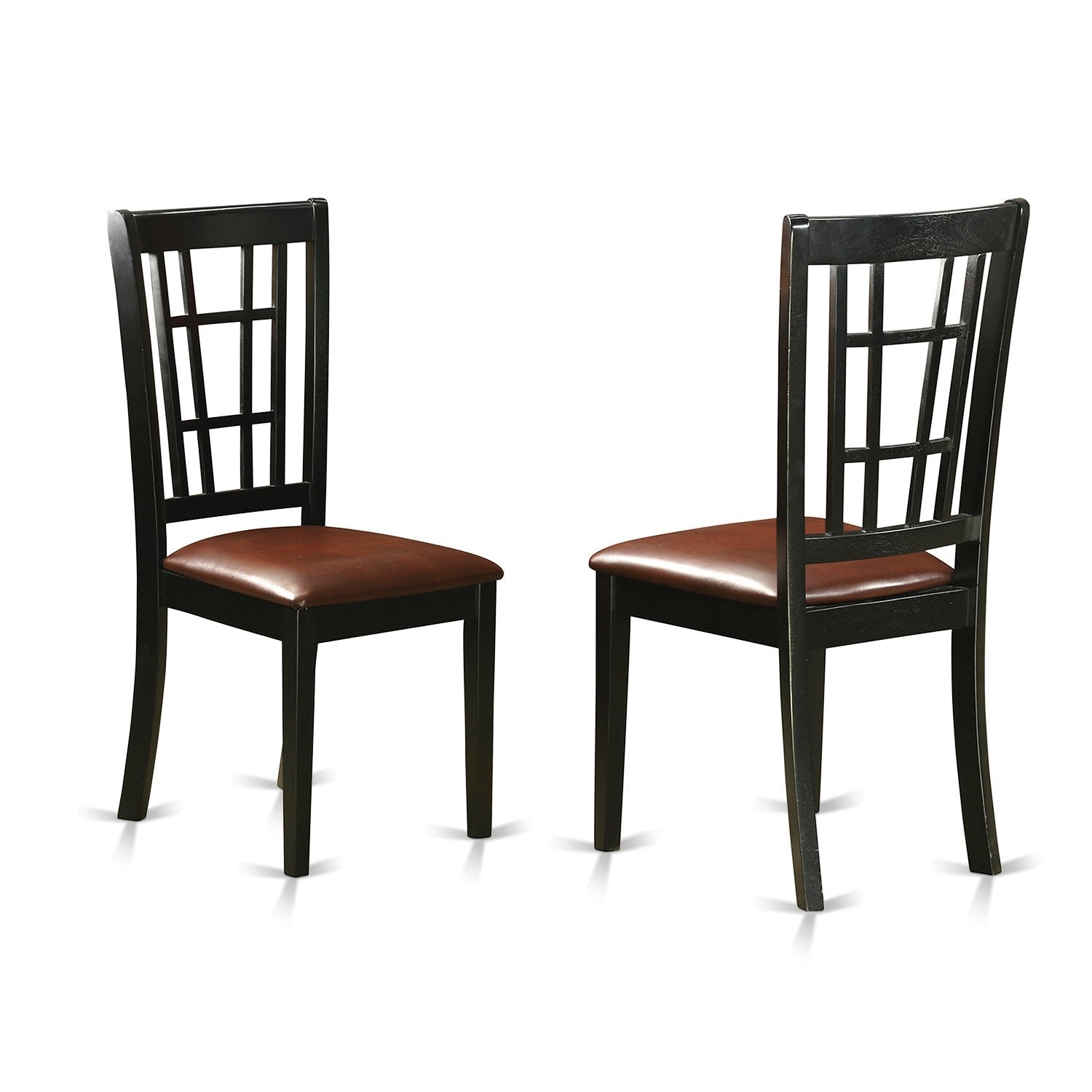 DUNI5-BLK-LC Dudley 5 Piece Dinette Set for 4 Includes a Rectangle Room