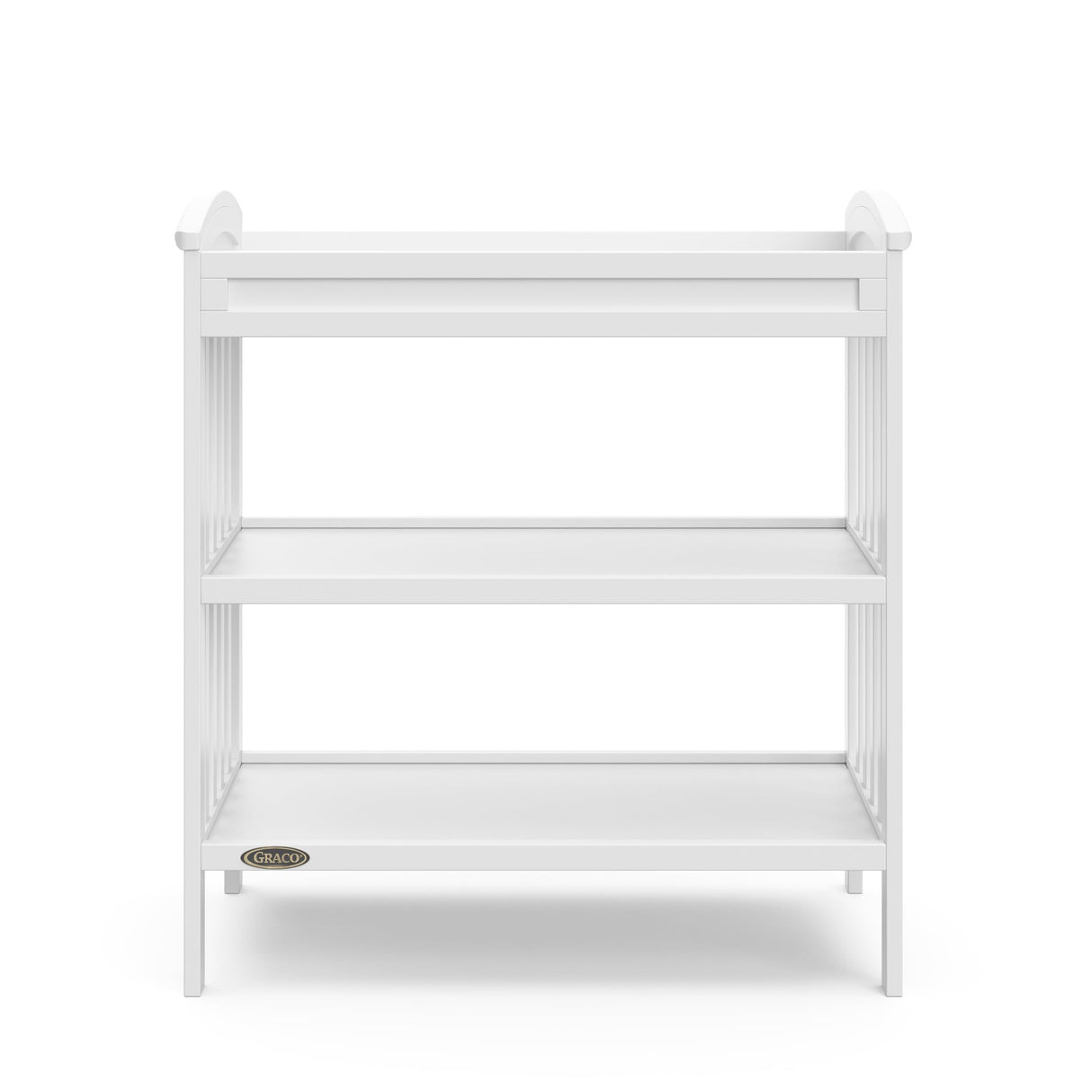 Benton Changing Table with Bonus Water-Resistant Changing Pad (White) - GREENGUARD Gold Certified