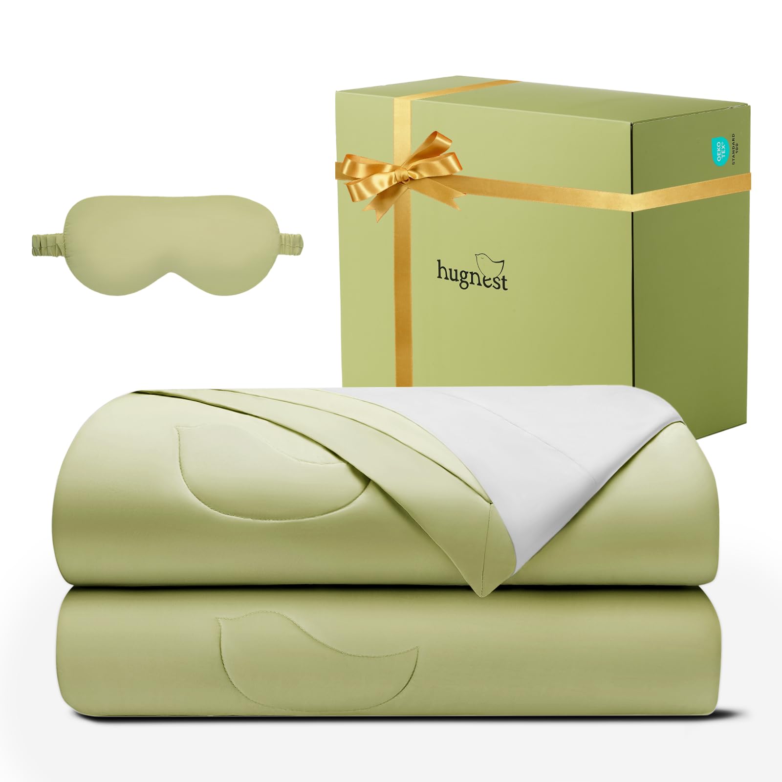 Cotton Comforters Queen Size, Breathable Lightweight Comforter, All Season Bedding to