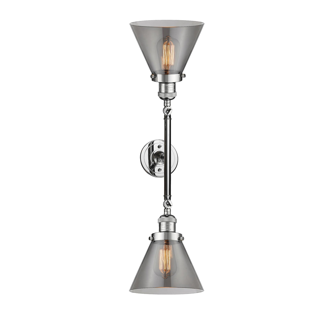 Innovations 208-BAB-G43 2 Light Bathroom Fixture, Black Antique Brass