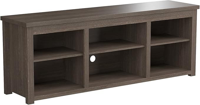 Kilead TV Stand for up to 80" TVs - Modern Espresso Finish