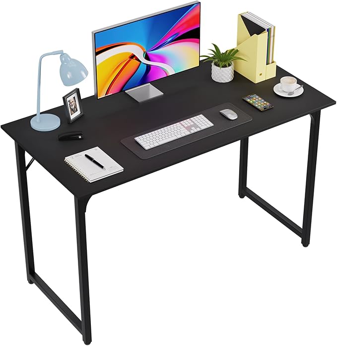 39 inches Computer Desk, Modern Simple Style Desk for Home Office