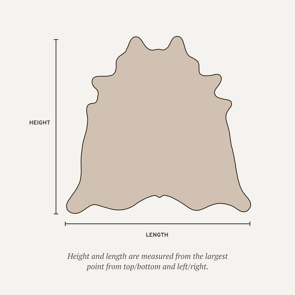 100% Genuine Brazilian Cowhide Rug - Brindle Brown - Luxury Cowskin Leather Area