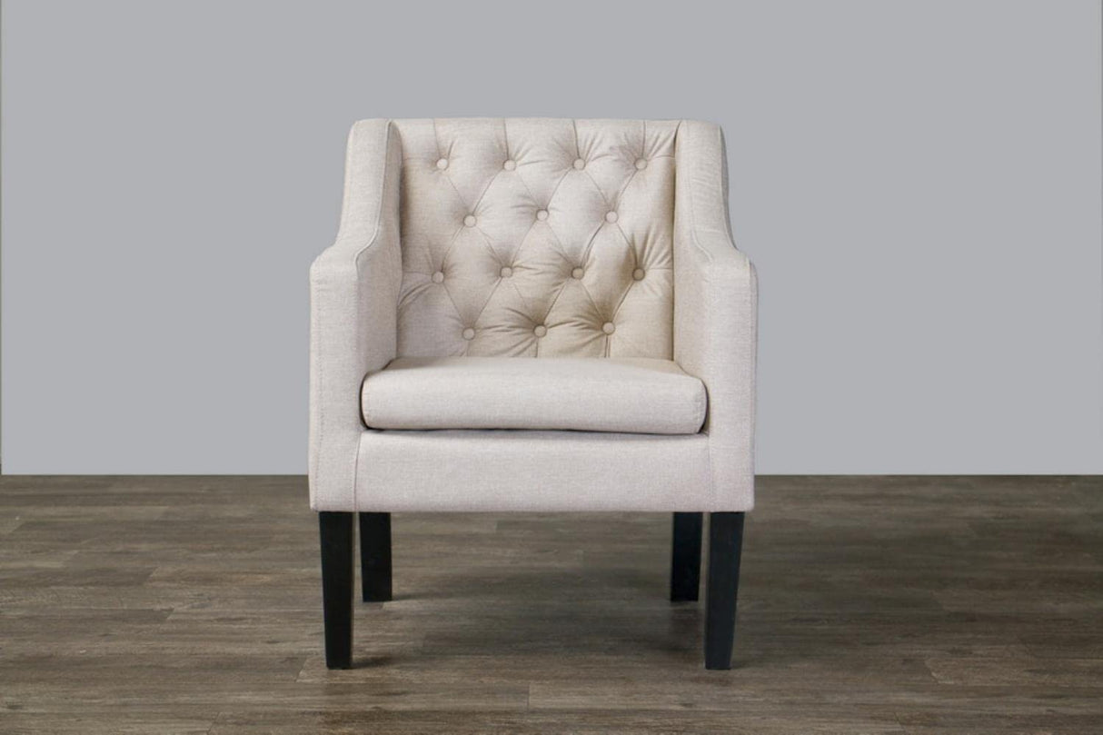 Brittany Club Chair, Beige