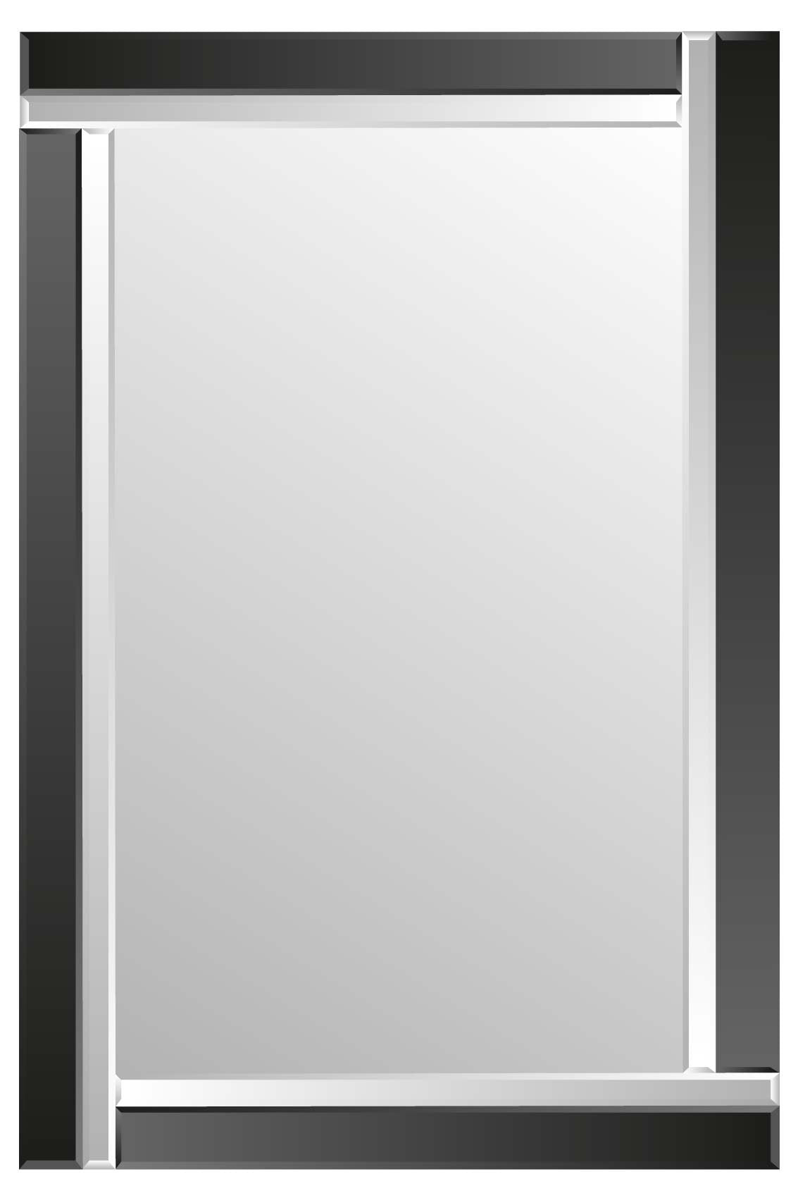 Black and Silver Bevelled Venetian Wall Mirror