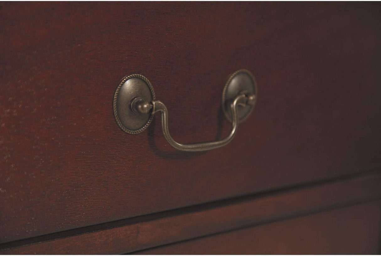 Alisdair Traditional 6 Drawer Dresser, Dark Brown