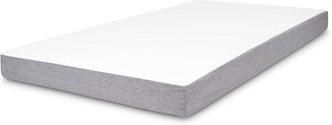 5 in. Memory Foam Mattress Cot - for Bunk Bed,