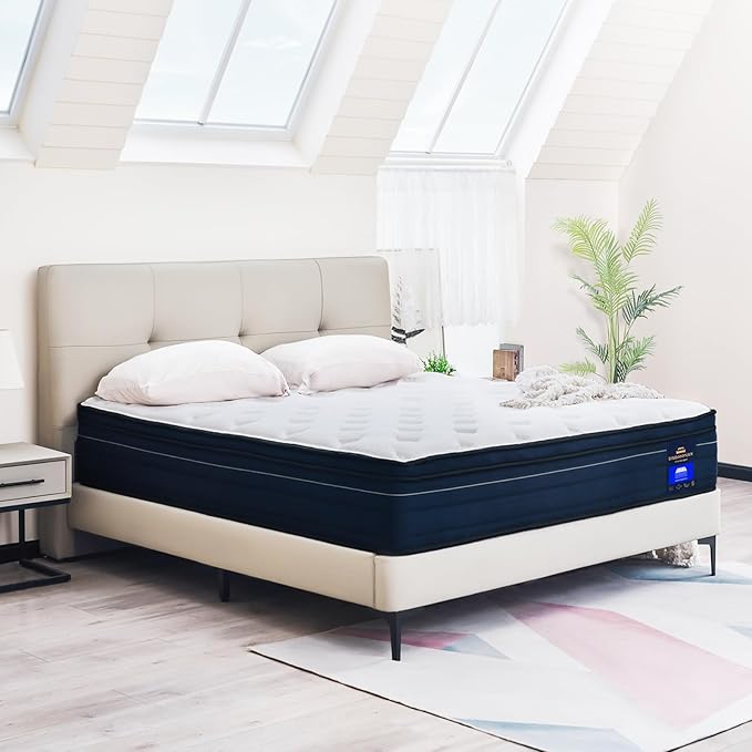 Queen Mattress,12 Inch Memory Foam Hybrid Mattress