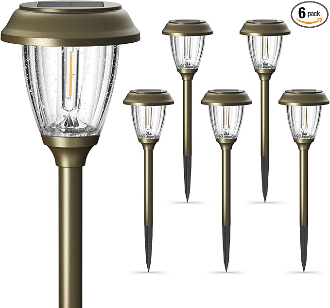 Solar Lights Outdoor 10/25 LM LED with 2 Lighting Modes