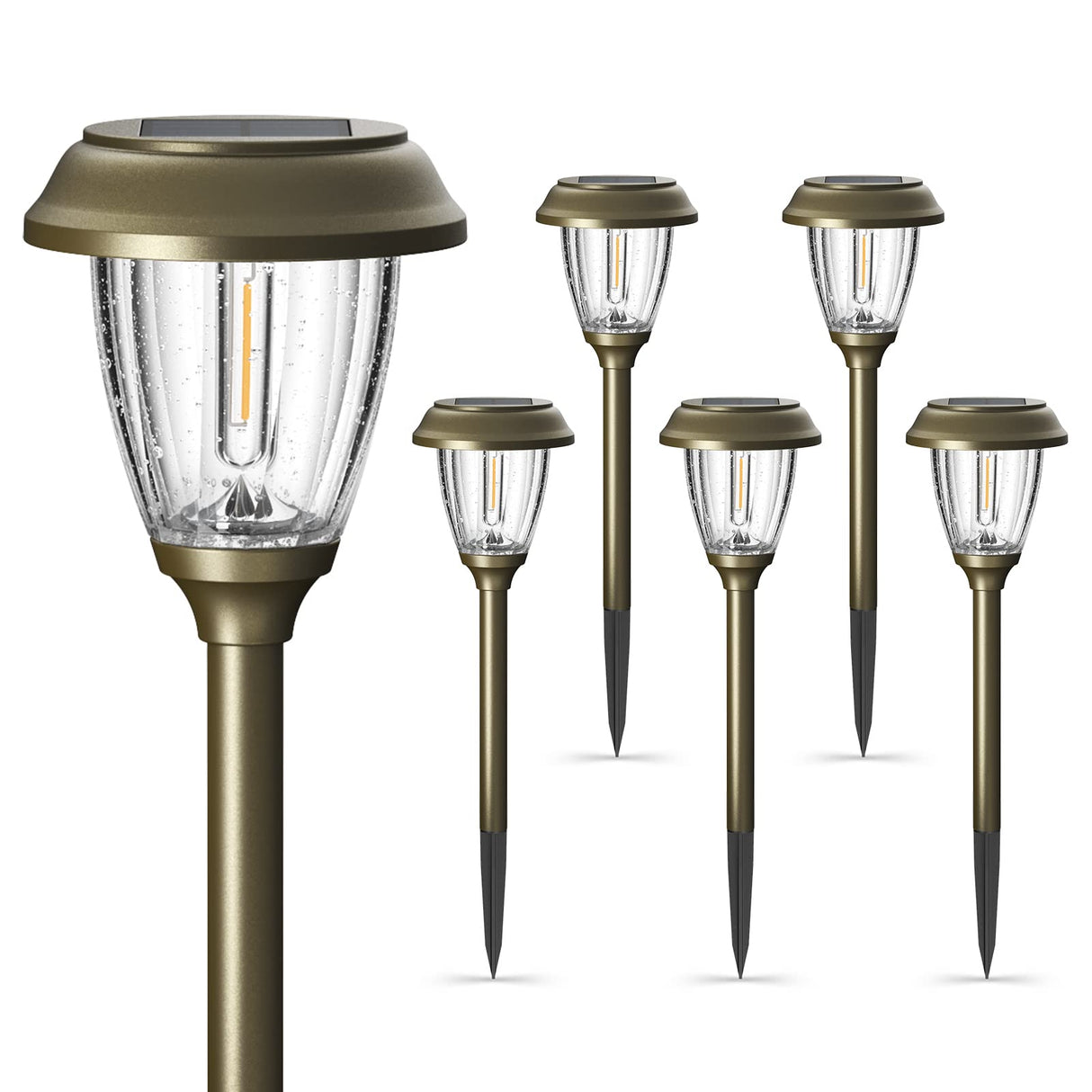 Solar Lights Outdoor 10/25 LM LED with 2 Lighting Modes