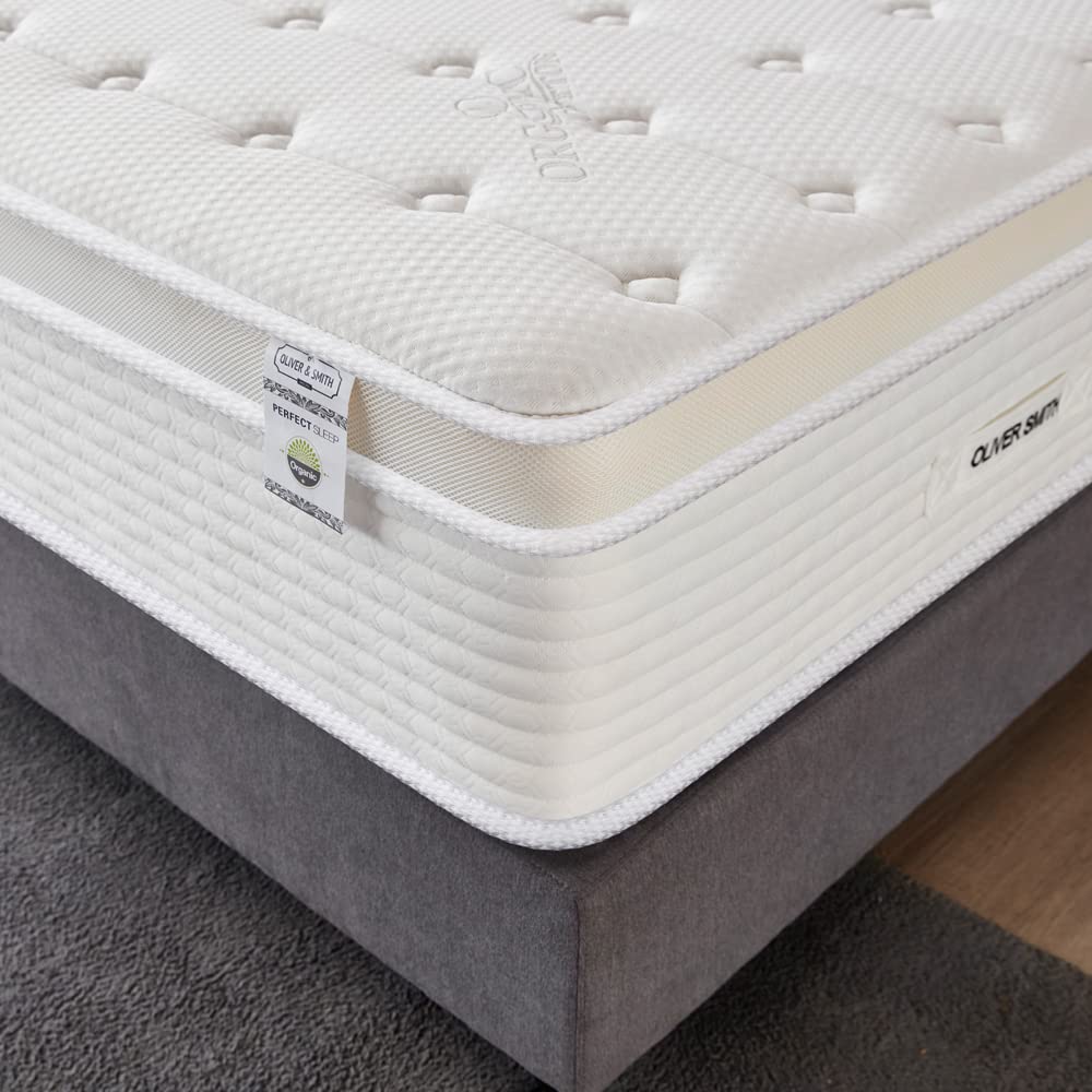 Queen Size Mattress - 14 Inch Cool Memory Foam & Spring Hybrid Mattress