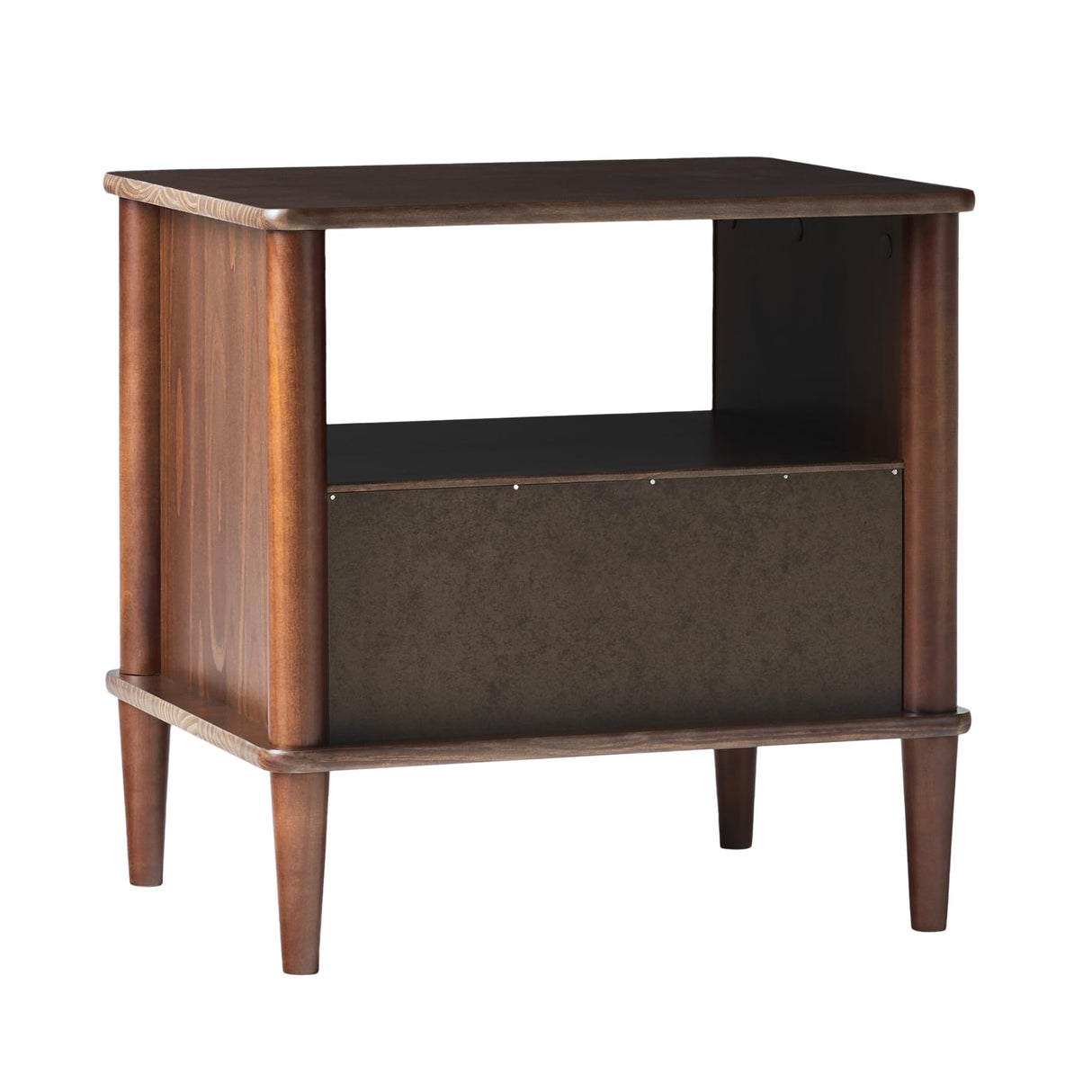 1-Drawer Nightstand, 20 Inch, Walnut