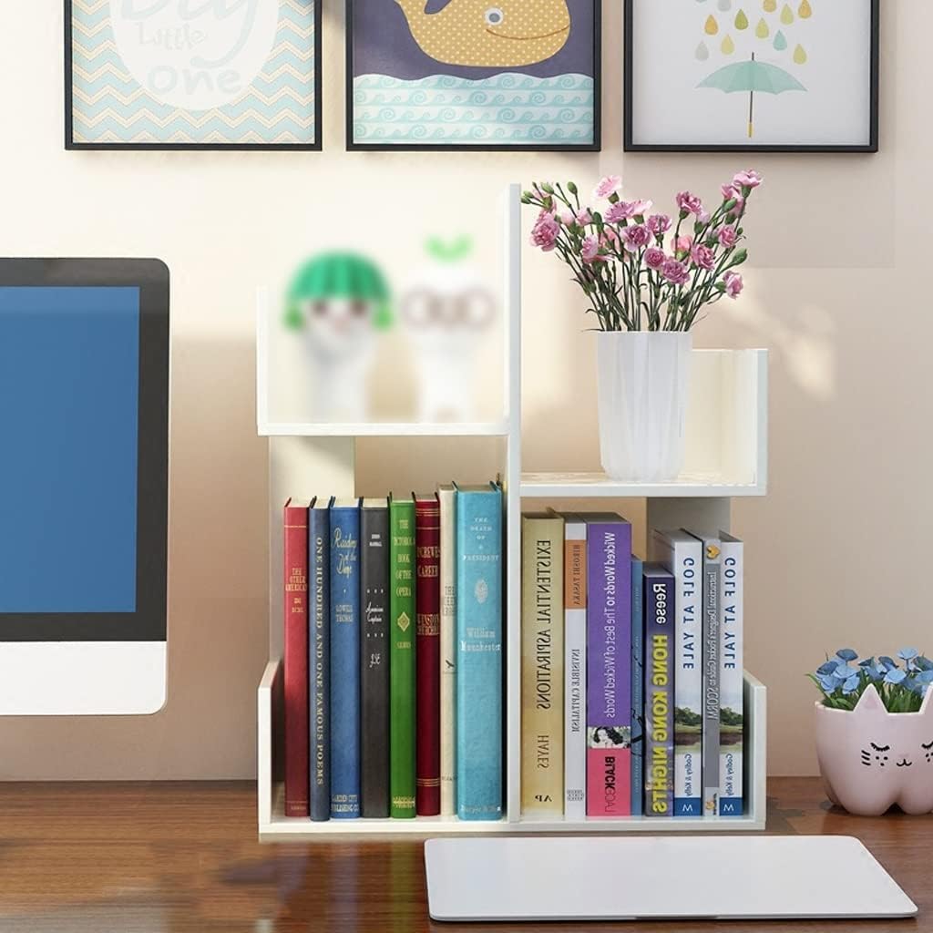 Modern Book Shelf for Living Room Desktop Small Bookshelf Multi-Layer Simple
