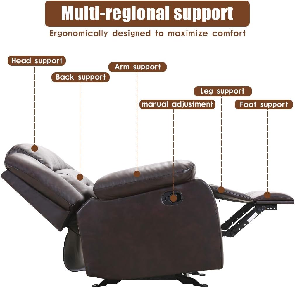 WallEase One-Button Recliner Chair – Compact Wall Hugger Sofa