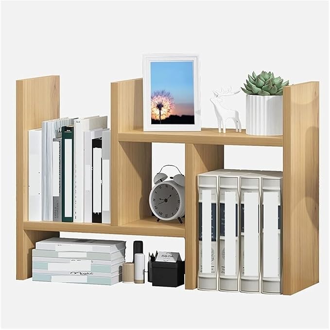 Bookshelf Bookcase Desktop Telescopic Small Bookshelf Storage Storage