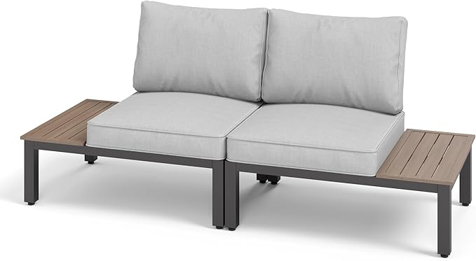 Outdoor Sectional Sofa 7 Piece Metal Outdoor Sectional Furniture Couch Patio