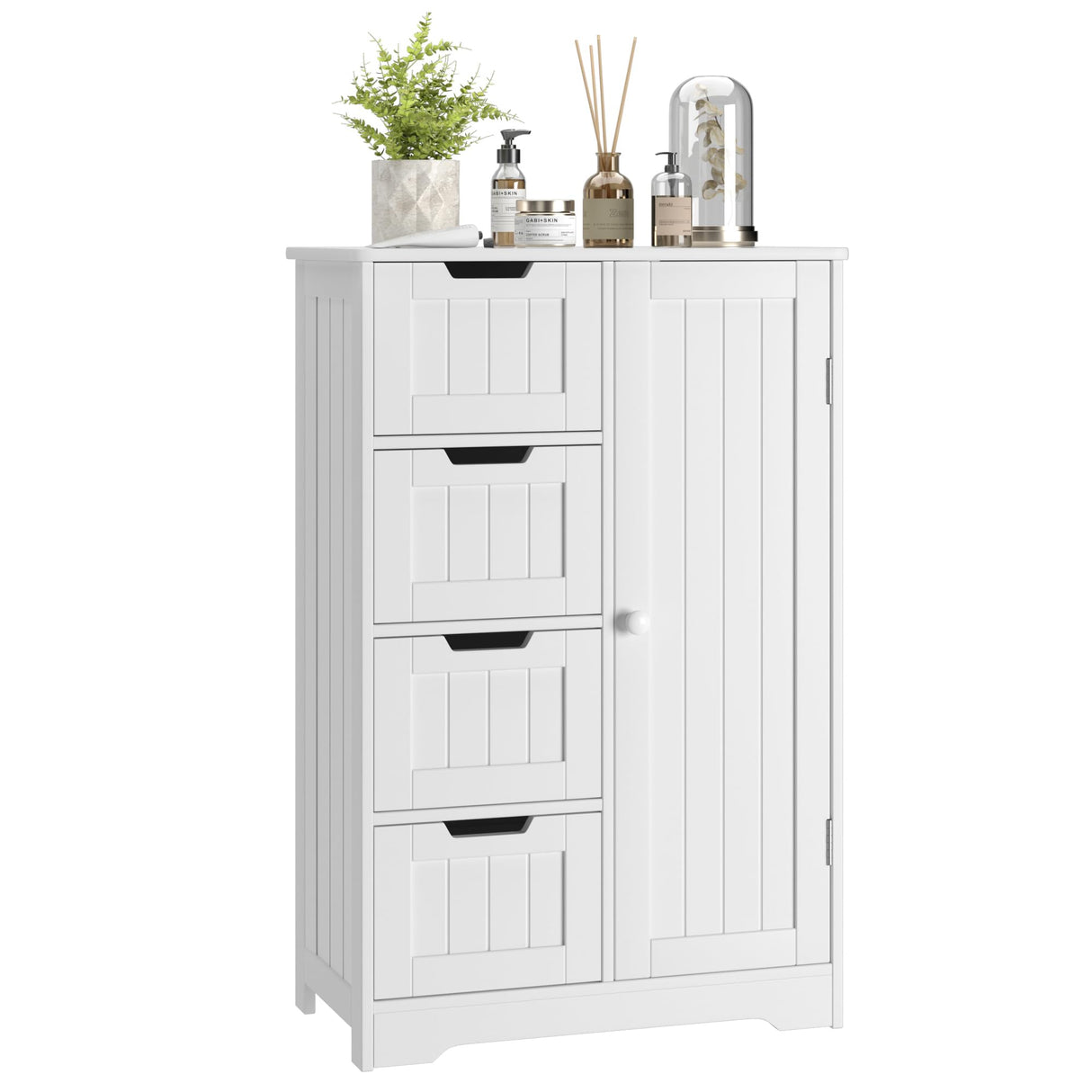 Bathroom Storage Cabinet, Small Kitchen Pantry Storage Cabinet with Drawers, Pantry