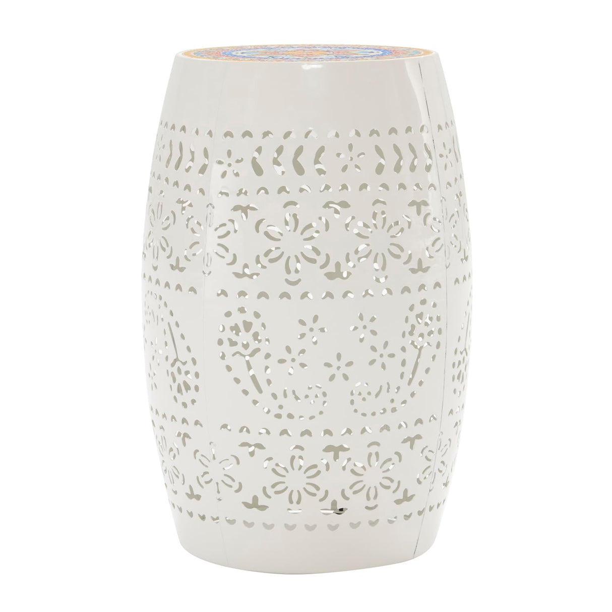 Ruby 12" Side Table - White