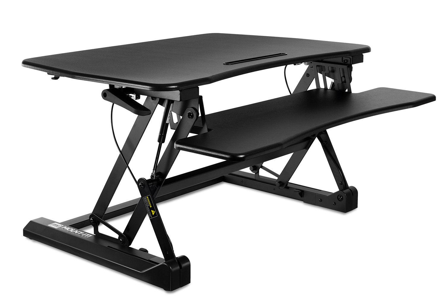 Standing Desk Converter with Keyboard Tray | 35" Adjustable Sit-to-Stand Desktop