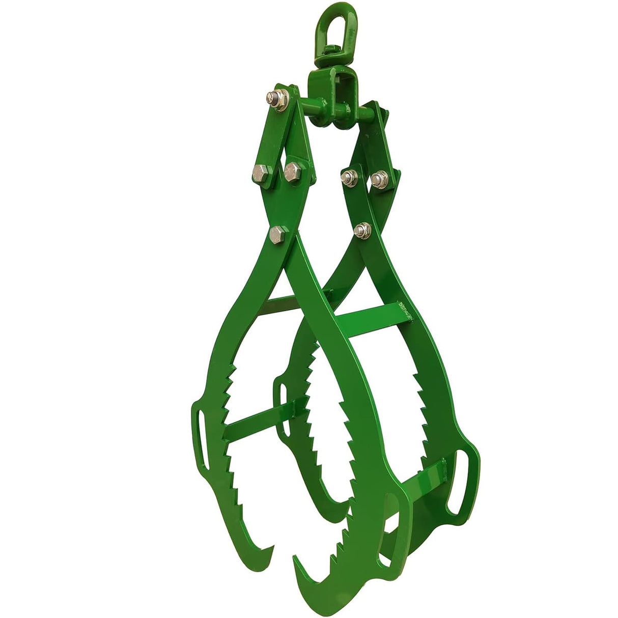 4 Claw Log Lifting Tongs Timber Claw Hook, 28in - Heavy Duty Grapple Timber Claw