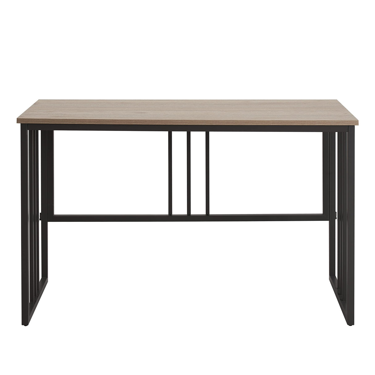 Collapsible Slatted Mission Writing Computer Desk, Space Saving for Bedroom