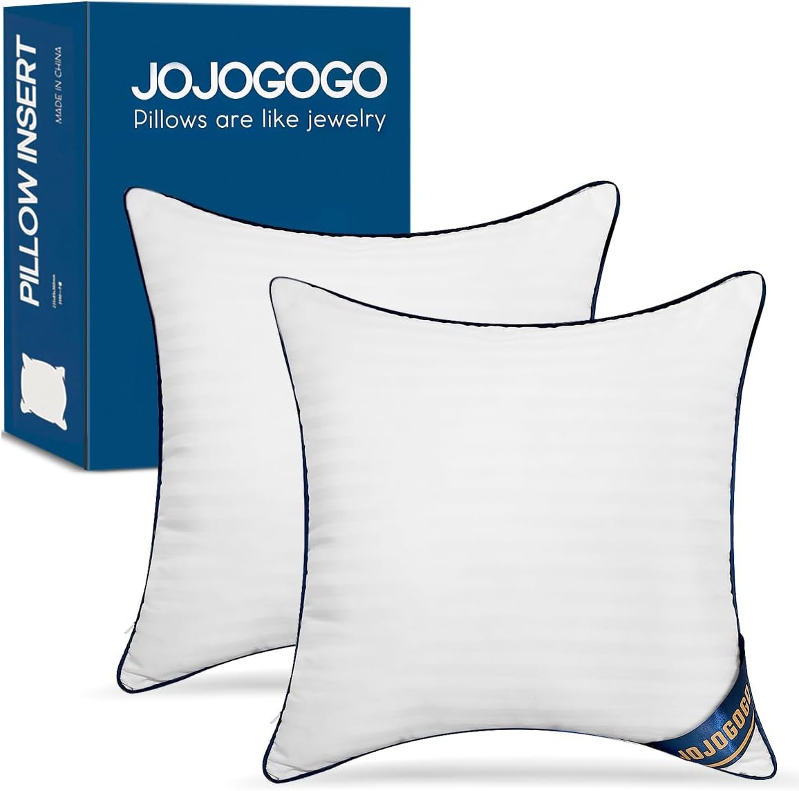 20x20 Throw Pillow Inserts Set of 2, 20 x 20 Decorative Square Large Pillow Inserts