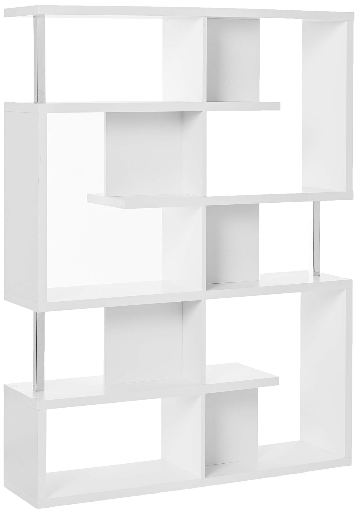 Bookcase White and Chrome