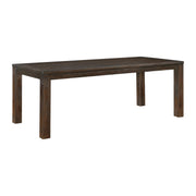 79" Dining Table for 8 - Modern Rectangular Solid Acacia Wood Table