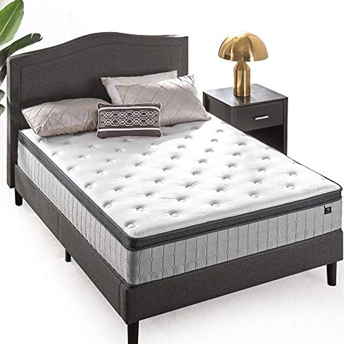 10 Inch Comfort Support Cooling Gel Hybrid Mattress, Queen, Tight Top Innerspring Mattress